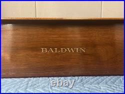 Baldwin Grand Piano Model R 5'8Satin Walnut Fallboard Key Cover From 1973 Baldwin Grand Piano Model R 5'8Satin Walnut Fallboard Key Cover From 1973