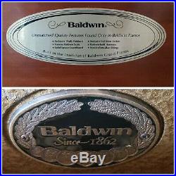 Baldwin Hamilton 44 Studio Upright Piano Mfg 1991 in USA Matching Bench
