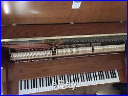 Baldwin Hamilton Model 243 HPA, 45 Studio Piano, 1998, Gloss Oak, Made in USA
