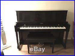 Baldwin Hamilton Studio Upright Piano 243 Black Satin & includes matching bench