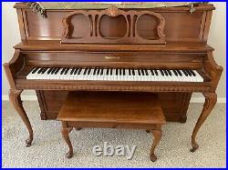Baldwin Hamilton Upright Piano French Provincial Cherry Wood