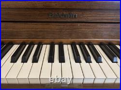 Baldwin Hamilton Upright Studio Piano- model 243 Oak with bench