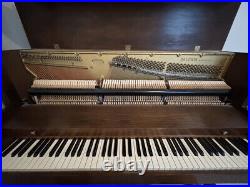 Baldwin Hamilton Upright Studio Piano- model 243 Oak with bench