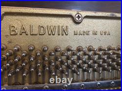 Baldwin Hamilton Upright Studio Piano- model 243 Oak with bench