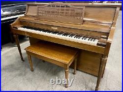 Baldwin Howard Console Upright Piano 41 Satin Walnut