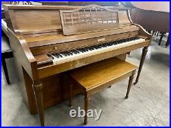 Baldwin Howard Console Upright Piano 41 Satin Walnut