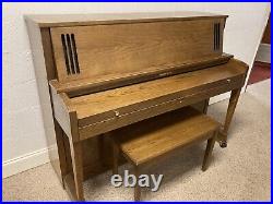 Baldwin Piano Upright 243 (aka Hamilton or Studio piano). Church piano, 1995