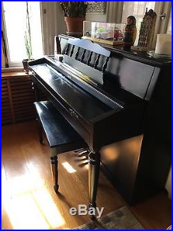 Baldwin Piano circa 1965, Upright black finish matte