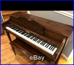 Baldwin Spinet Piano With Matching storage Bench