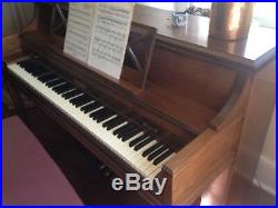 Baldwin Upright Piano-Cherry/Mahoghany cabinet- with bench