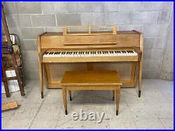 Baldwin acrosonic mid century modern piano with cane
