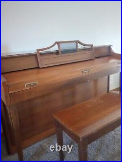 Baldwin upright piano used. Excepting Cash Only