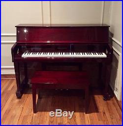 Beautiful 42 cherry Kohler & Campbell Upright Piano bench included