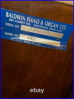 Beautiful Baldwin 4026 Acrosonic Console Upright Piano