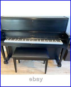 Beautiful Kawai Studio Upright Piano With Damp Chaser 5PS Climate Control