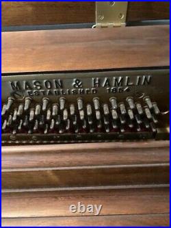 Beautiful MASON & HAMLIN 1957 Console Piano with Matching Bench