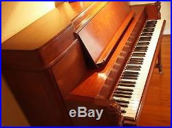 Beautiful STEINWAY & SONS Console Piano Walnut Finish with Bench