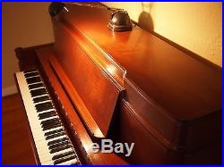 Beautiful STEINWAY & SONS Console Piano Walnut Finish with Bench