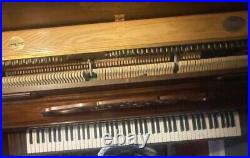 Beautiful Walnut Kimball upright piano, excellent condition