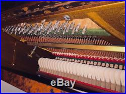 Bechstein Concert 8 Full Upright Piano With Custom Walnut Burl Veneer