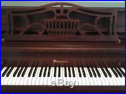 Bergmann Heritage Series Upright Piano Mahogany