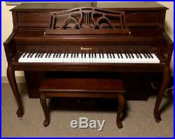 Bergmann Heritage Series Upright Piano Mahogany AF 108 FPC MUST PICKUP AGAWAM, MA