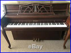 Bergmann Heritage Series Upright Piano Mahogany AF 108 FPC MUST PICKUP AGAWAM, MA