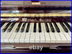 Bernhard Steiner E-108 Upright Piano 43 Polished Mahogany