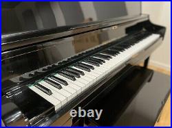 Binder & Sons Upright Piano Ebony Polish