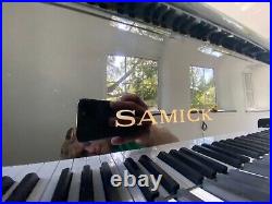 Black Samick Baby Grand Piano