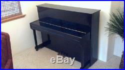 Black upright Falcone piano (EW0915, 88 keys, Uf-12, 3 petals, 42 inches high)