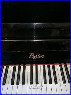 Boston UP 118-ll piano black Upright Wonderful Christmas gift up $13k Retail