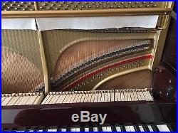 Boston Upright Piano Designed by Steinway & Sons Mahogany Model 118C