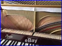 Boston Upright Piano Designed by Steinway & Sons Mahogany Model 118C