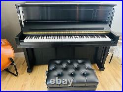 Built in 2011, Steinway & Sons Model 45 Studio Upright Piano, From Miami Estate