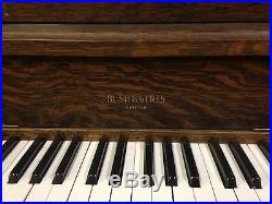 Bush and Gerts Chicago Vintage 88 Key Player Piano with Music Rolls