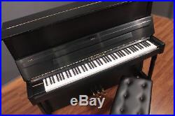 C. Bechstein Academy A124 50'' Upright Piano 2018 Satin Ebony