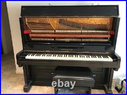 C. Bechstein, Model 8 Upright Ebony Piano