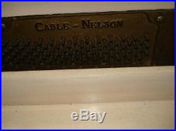 Cable-Nelson Spinet Upright Piano 36 1/2