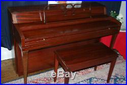 Cable-Nelson Spinet Upright Piano 36 3/4 H x 24 1/2 D x 57 1/4 L