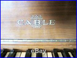 Cable Spinet Piano Serial # 419416 one owner
