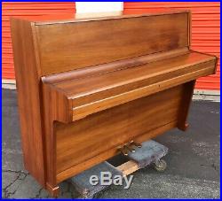 Carl Muller console upright piano mid century modern MCM design Renner Bavaria