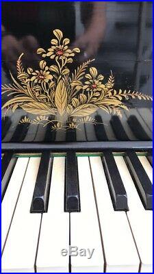Challen & Sons Flügel Klavier grand piano, Laquered Chinoiserie, Japanoiserie