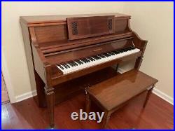 Charles E. Walter- Italian Provincial Console (upright) Piano for Sale