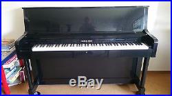 Charles R. Walter 45 ebony upright piano