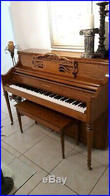 Charles R. Walter Console Piano (Reasonable offer considered)