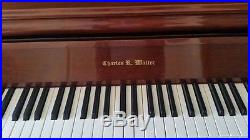 Charles R. Walter STUNNING Queen Anne Piano $2950.00