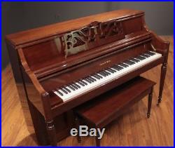 Charles Walter Traditional Console Upright Piano Cherry 2003