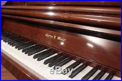 Charles Walter Traditional Console Upright Piano Cherry 2003