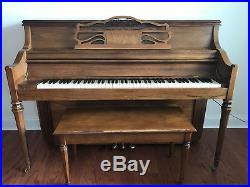 Charles Walter upright piano reduced price